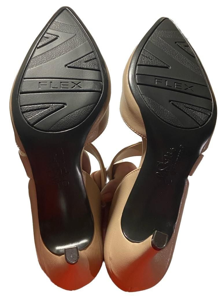 LifeStride Suki Soft System Asymmetric Strap Pumps Taupe 4