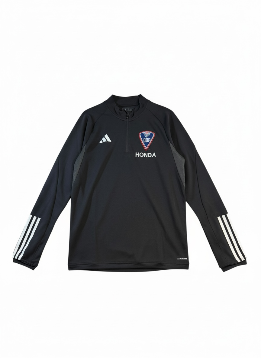 adidas US Soccer ODP Honda Black AEROREADY 1/4 Zip Training Top Adult M 2