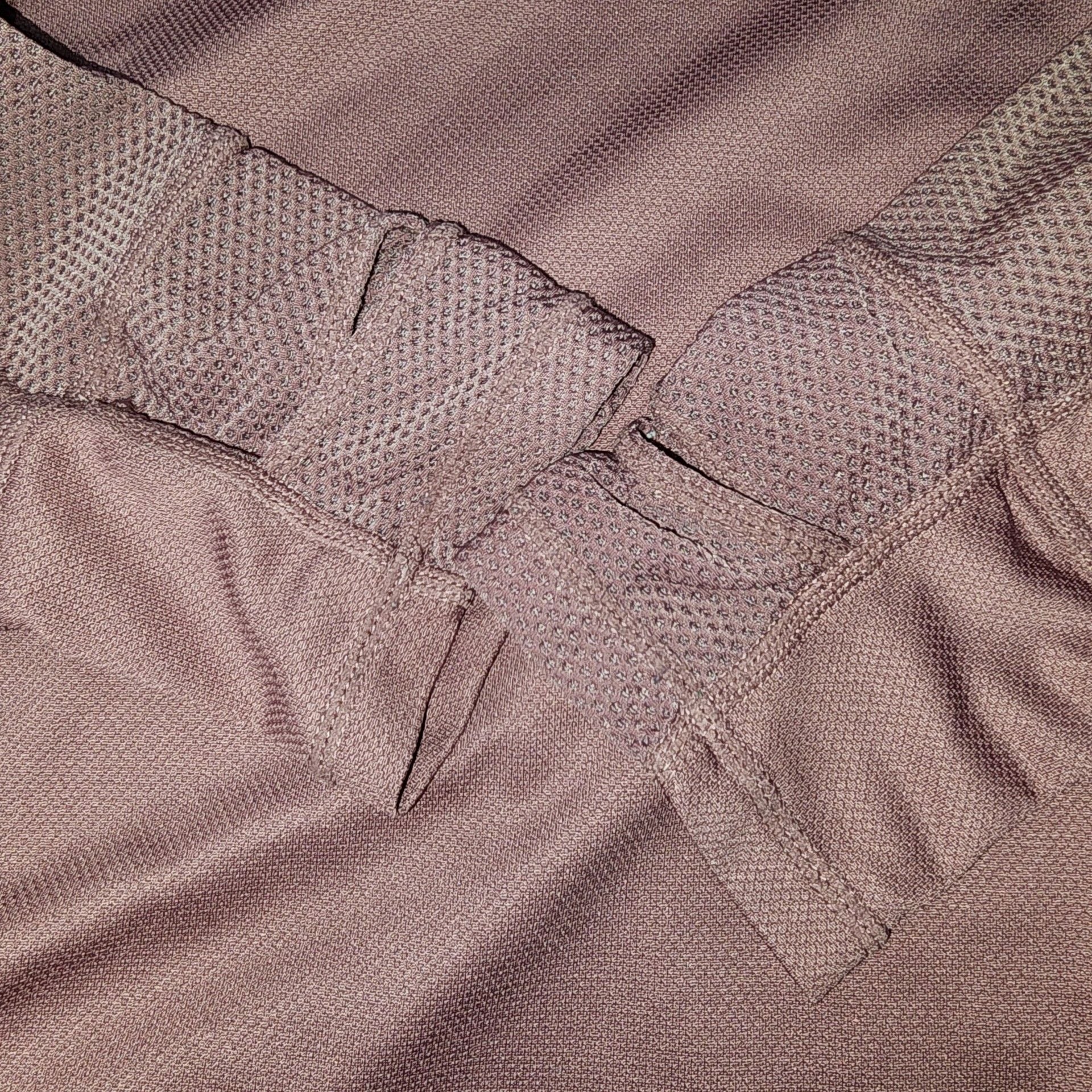 Fabletics Alecia Hooded Pullover Mauve Pink Performance Mesh Hoodie XL 9