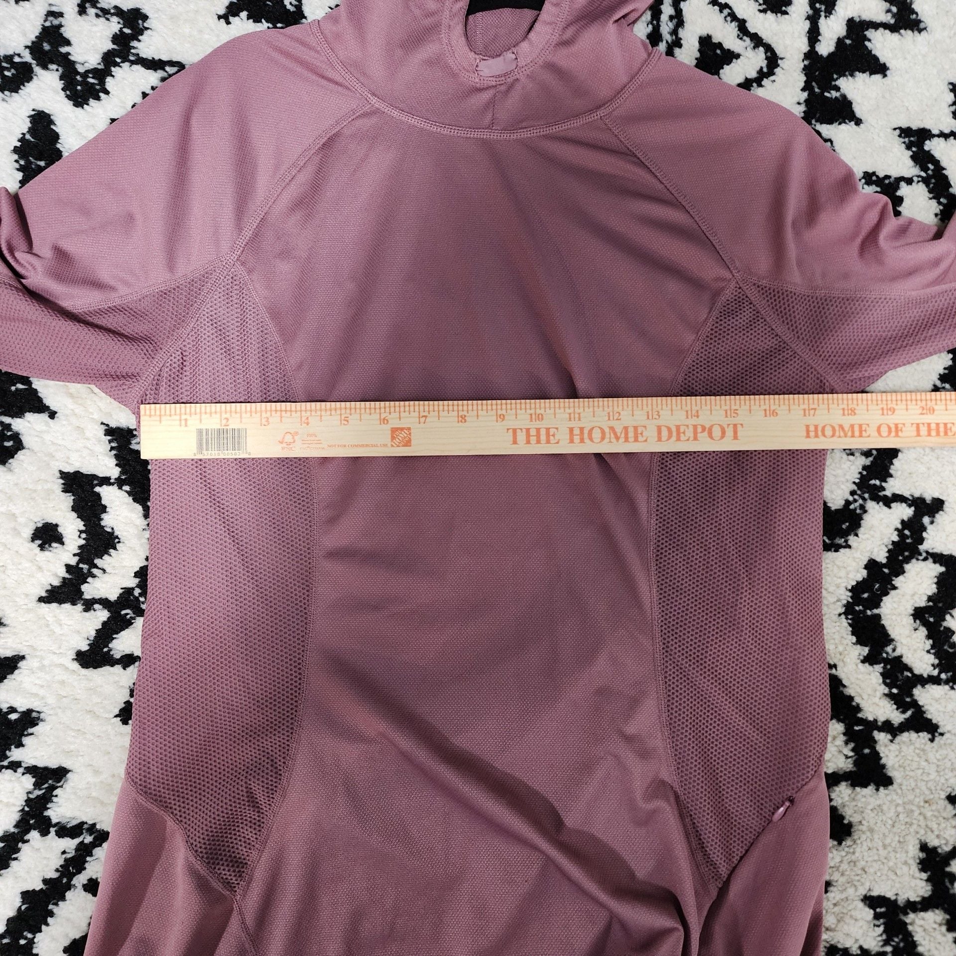 Fabletics Alecia Hooded Pullover Mauve Pink Performance Mesh Hoodie XL 10