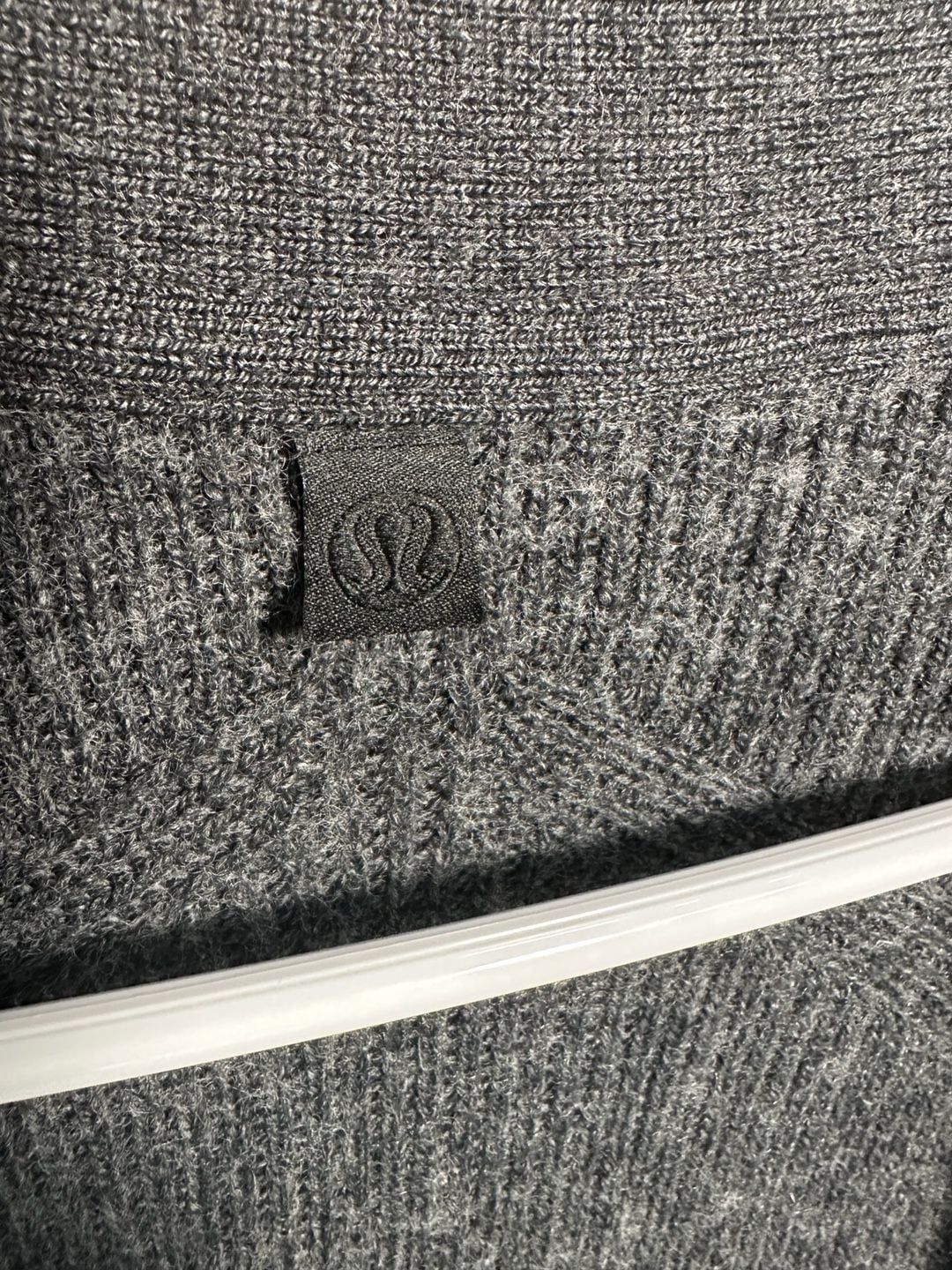 lululemon Merino Wool Blend Open Front Long Cardigan Sweater - Charcoal Grey 3