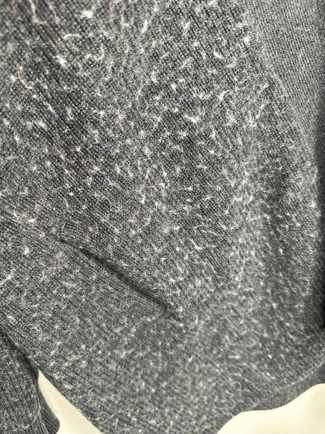 lululemon Merino Wool Blend Open Front Long Cardigan Sweater - Charcoal Grey 7