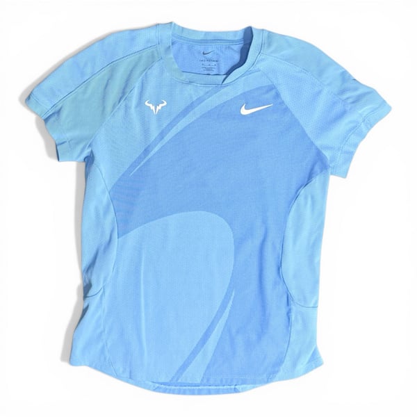 Nike Court Dri-FIT ADV Rafa Nadal Short-Sleeve Tennis Top University Blue