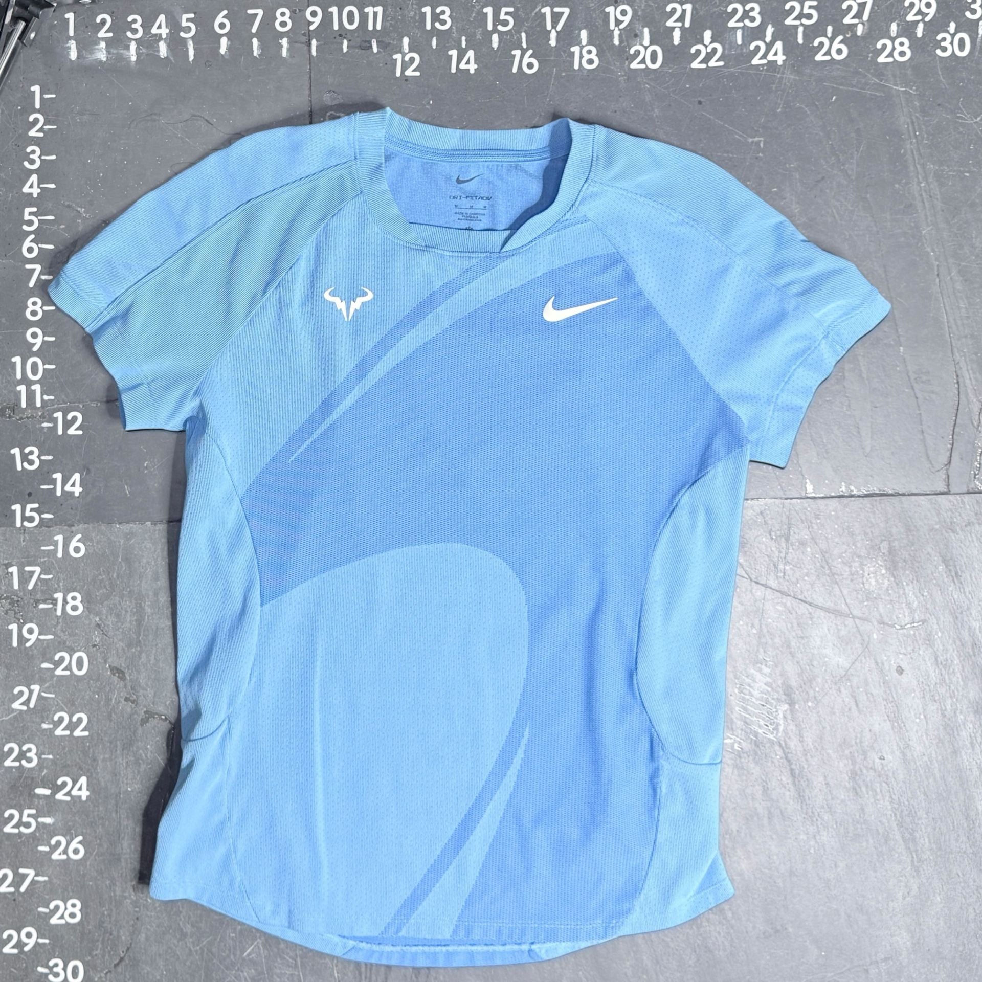 Nike Court Dri-FIT ADV Rafa Nadal Short-Sleeve Tennis Top University Blue 3