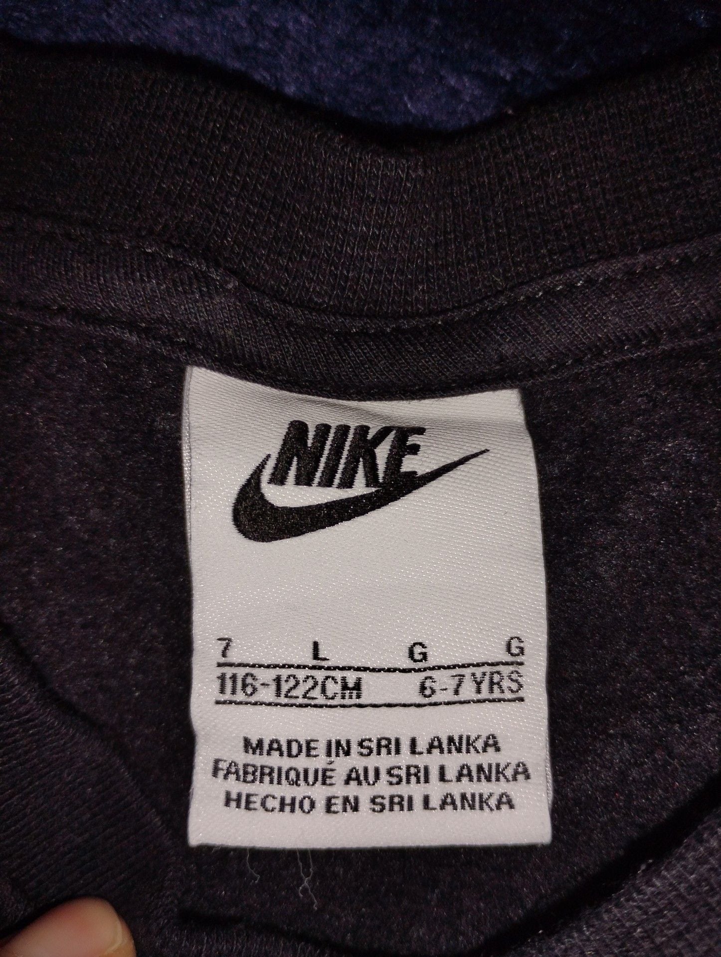 Nike Little Boys Sportswear Futura Crewneck and Fleece Pants Two-Piece Tracksuit Set Black Set 3