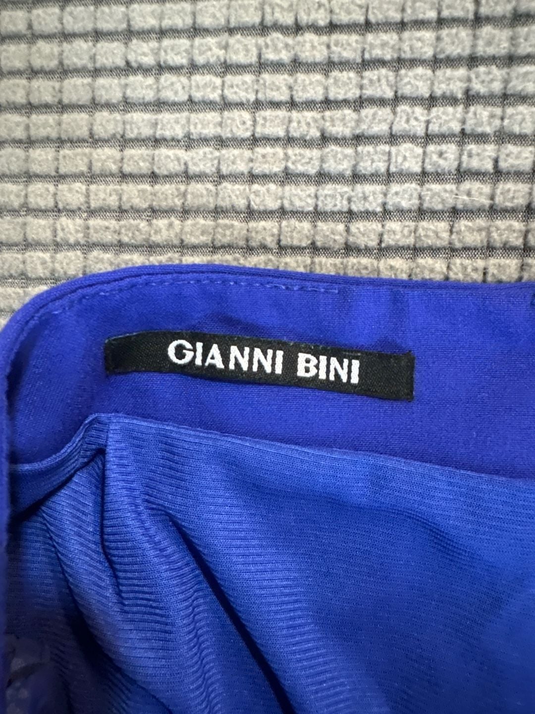 Gianni Bini Royal Blue Colorblock Panel Pencil Skirt Size 4 4