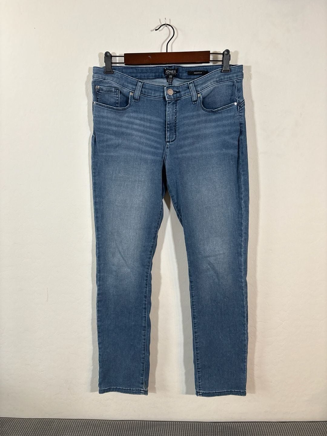 Jones New York Madison Slim Jeans Medium Wash Women's Size 10 2