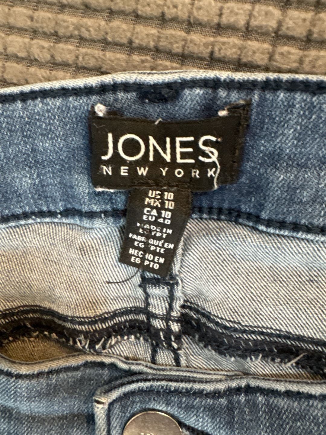 Jones New York Madison Slim Jeans Medium Wash Women's Size 10 7