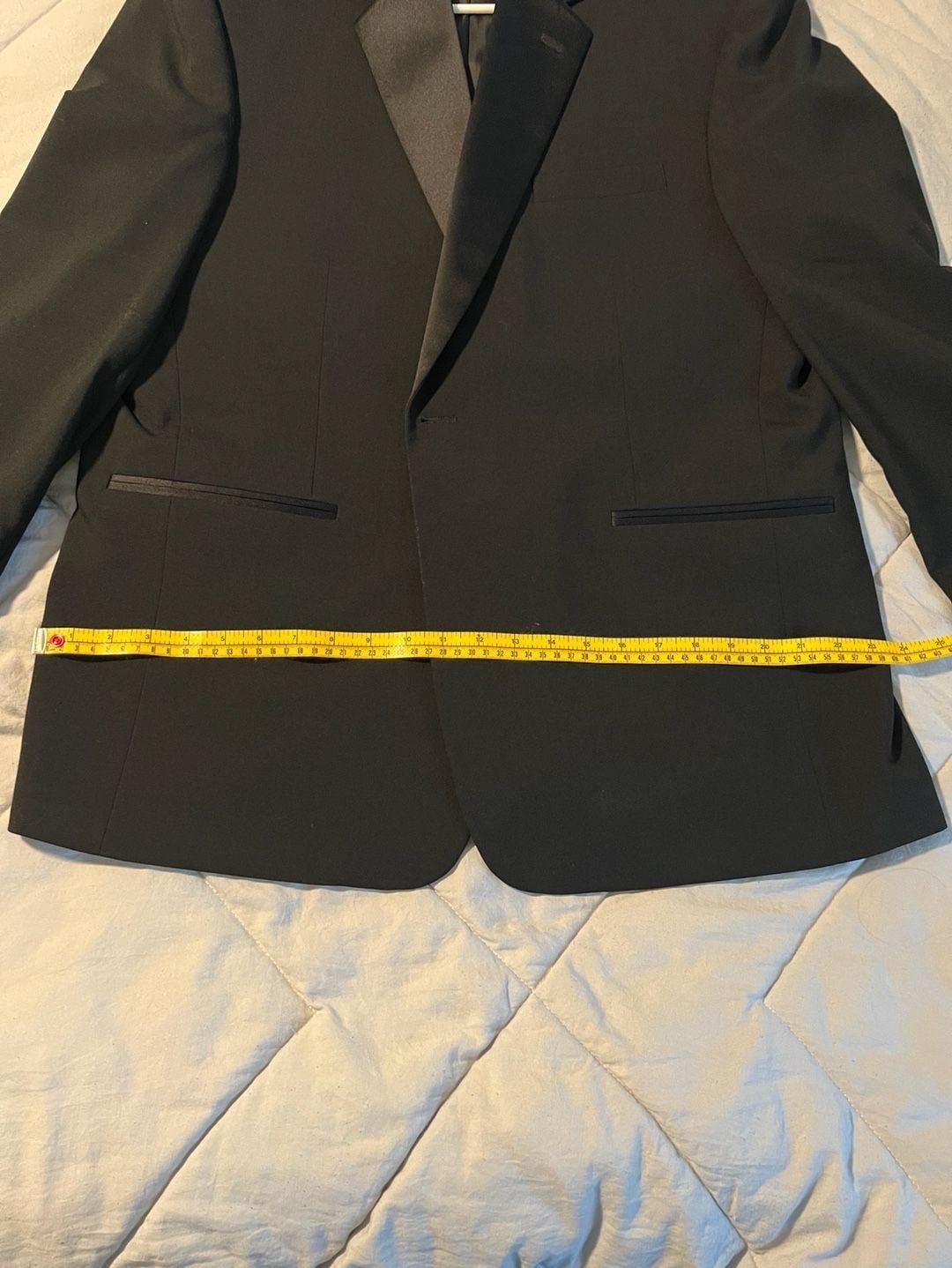 Jean Yves Paris 3-Piece Tuxedo Set, Black Worsted Wool, Men's XL 8