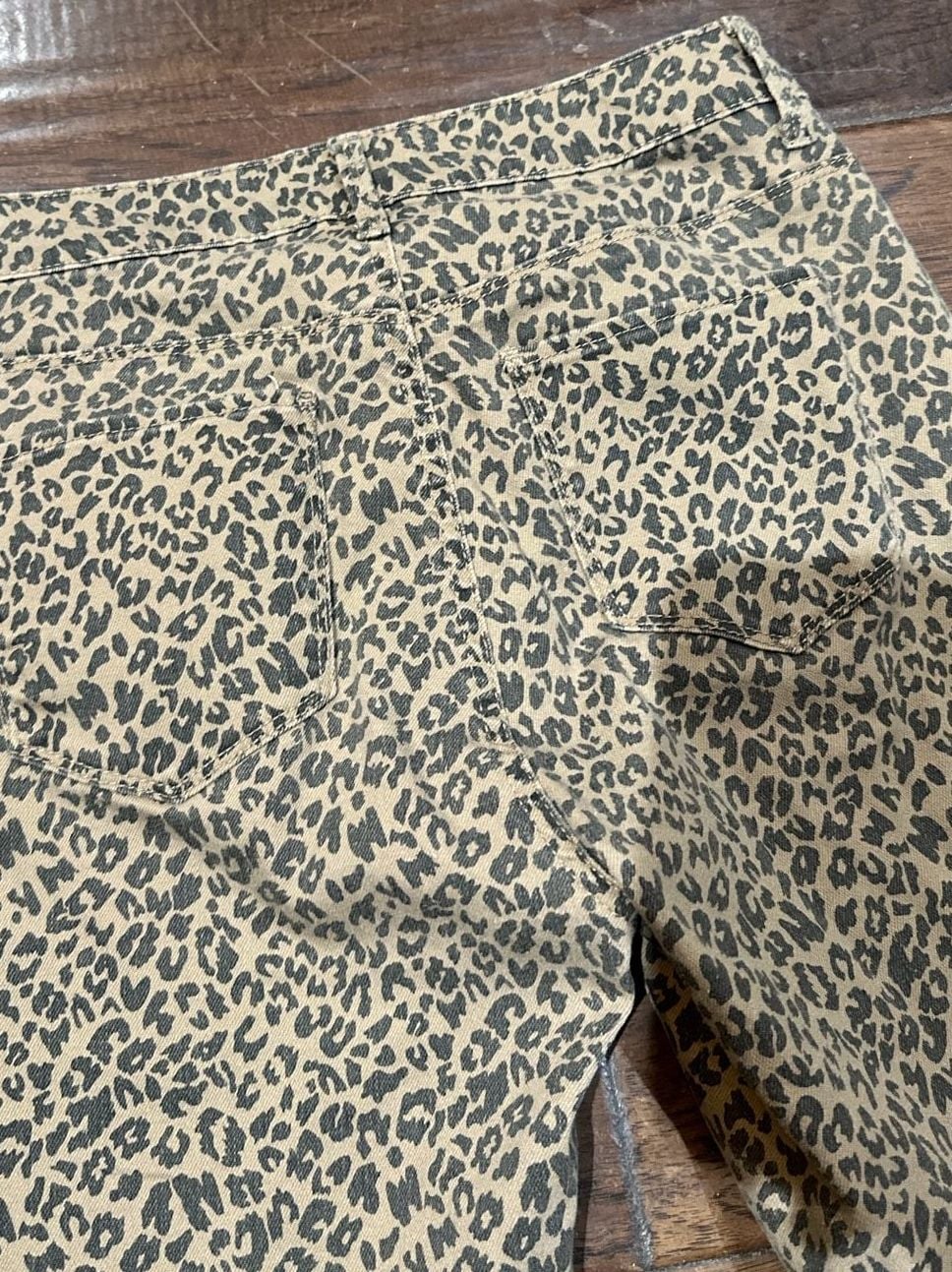 Vanilla Star High Rise Skinny Leopard Print Jeans Size 7 6