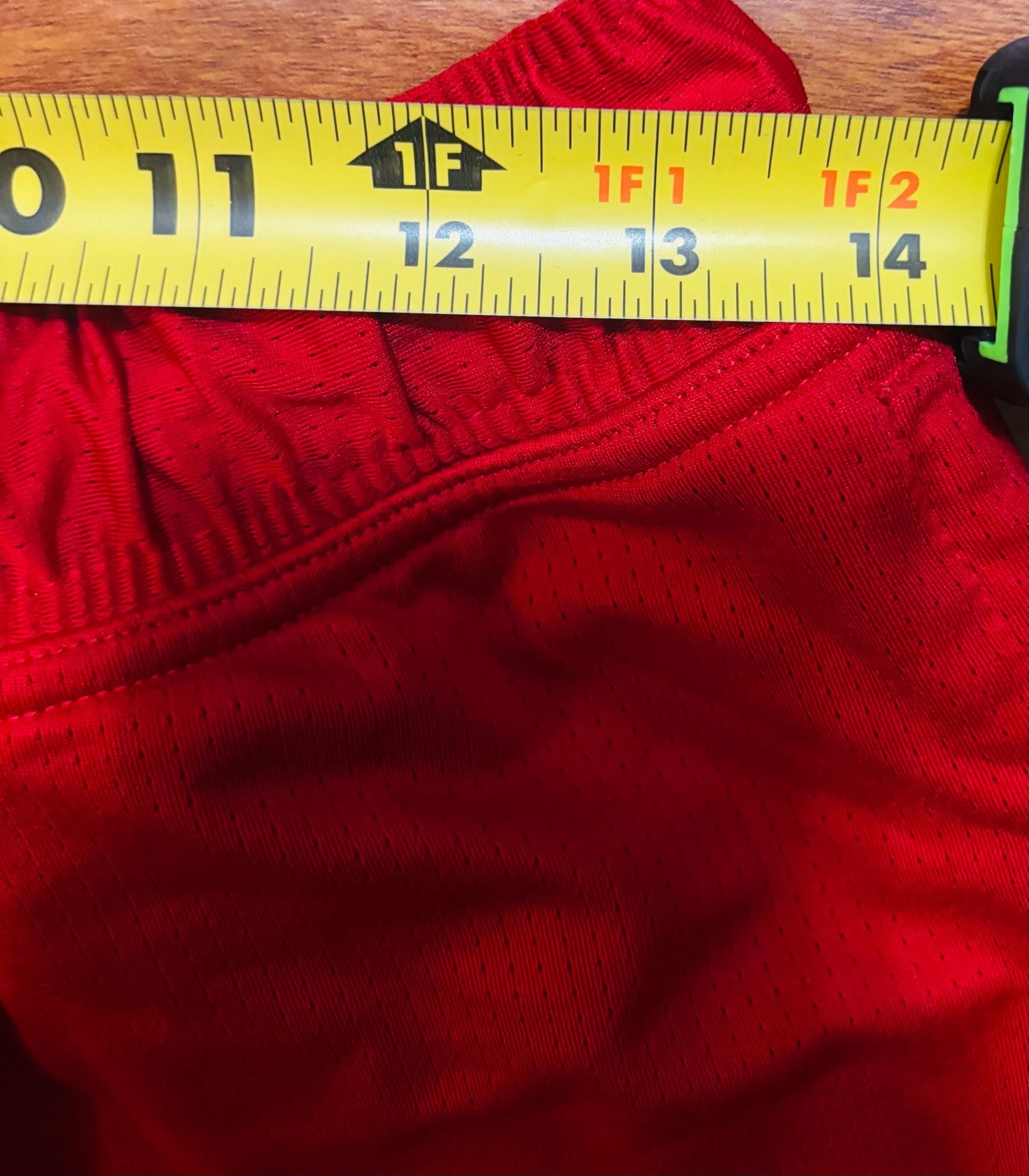 Nike Air Jordan Jumpman Diamond Mesh Basketball Shorts Gym Red sz M zip pockets 7