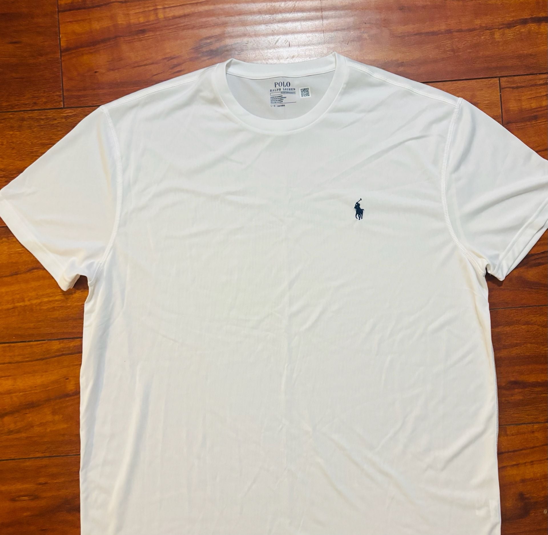 Polo Ralph Lauren Performance Jersey Short Sleeve T-Shirt in White 2