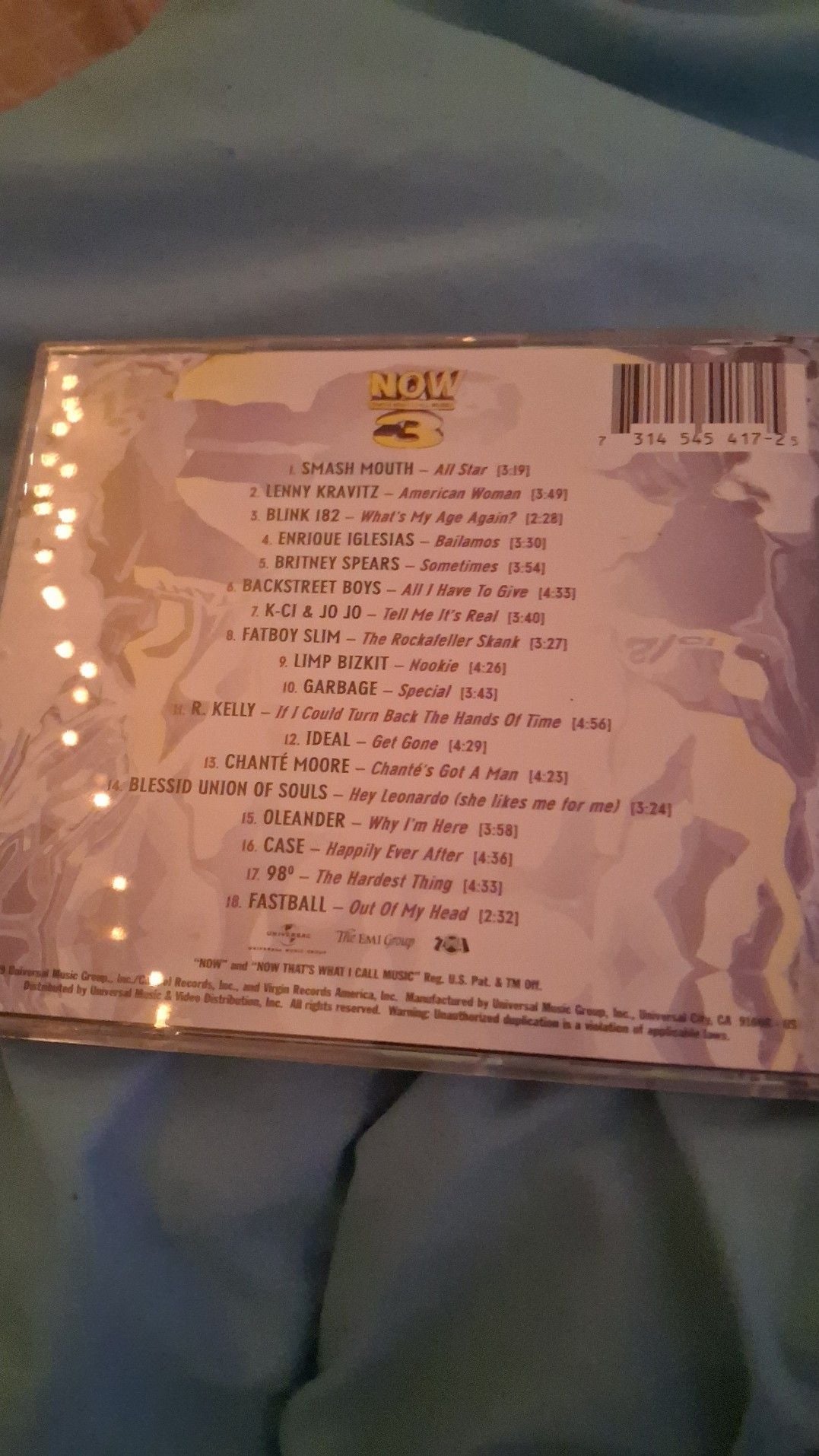 Now That's What I Call Music! 3 Audio CD - 18 Top Chart Hits 2