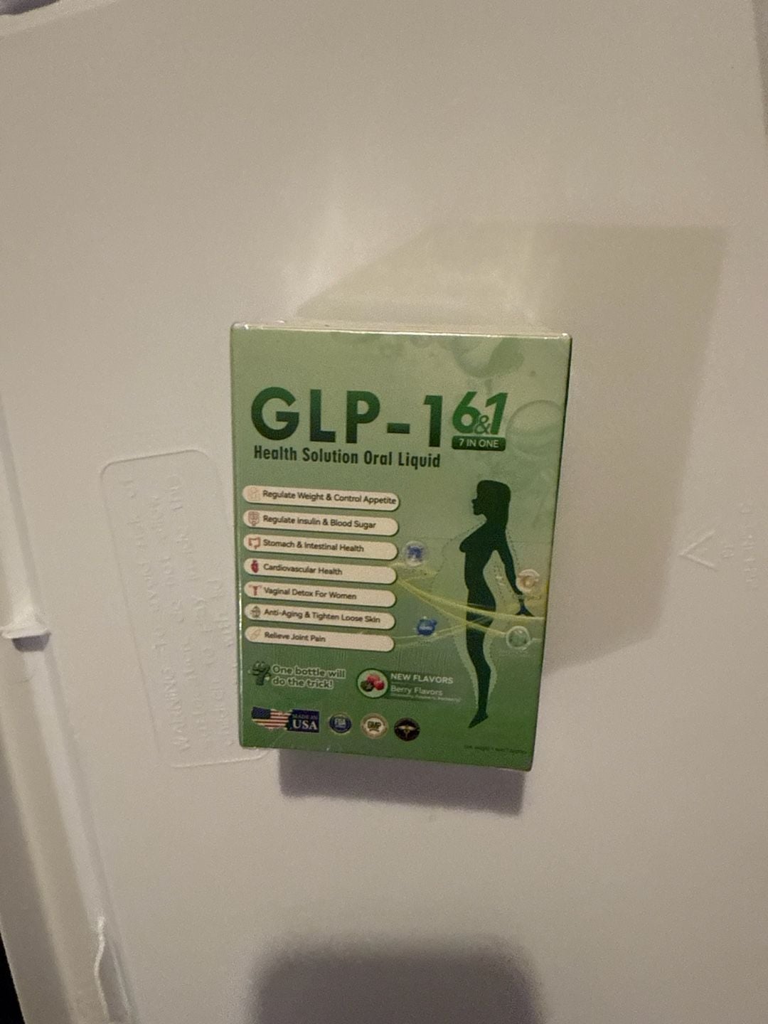 GLP-1 6-in-1 Health Solution Oral Liquid Weight Loss Drops, 7 Pieces 1