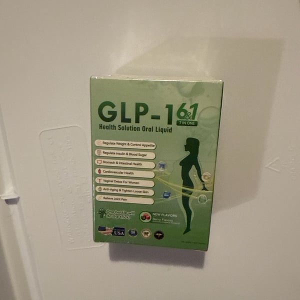 GLP-1 6-in-1 Health Solution Oral Liquid Weight Loss Drops, 7 Pieces