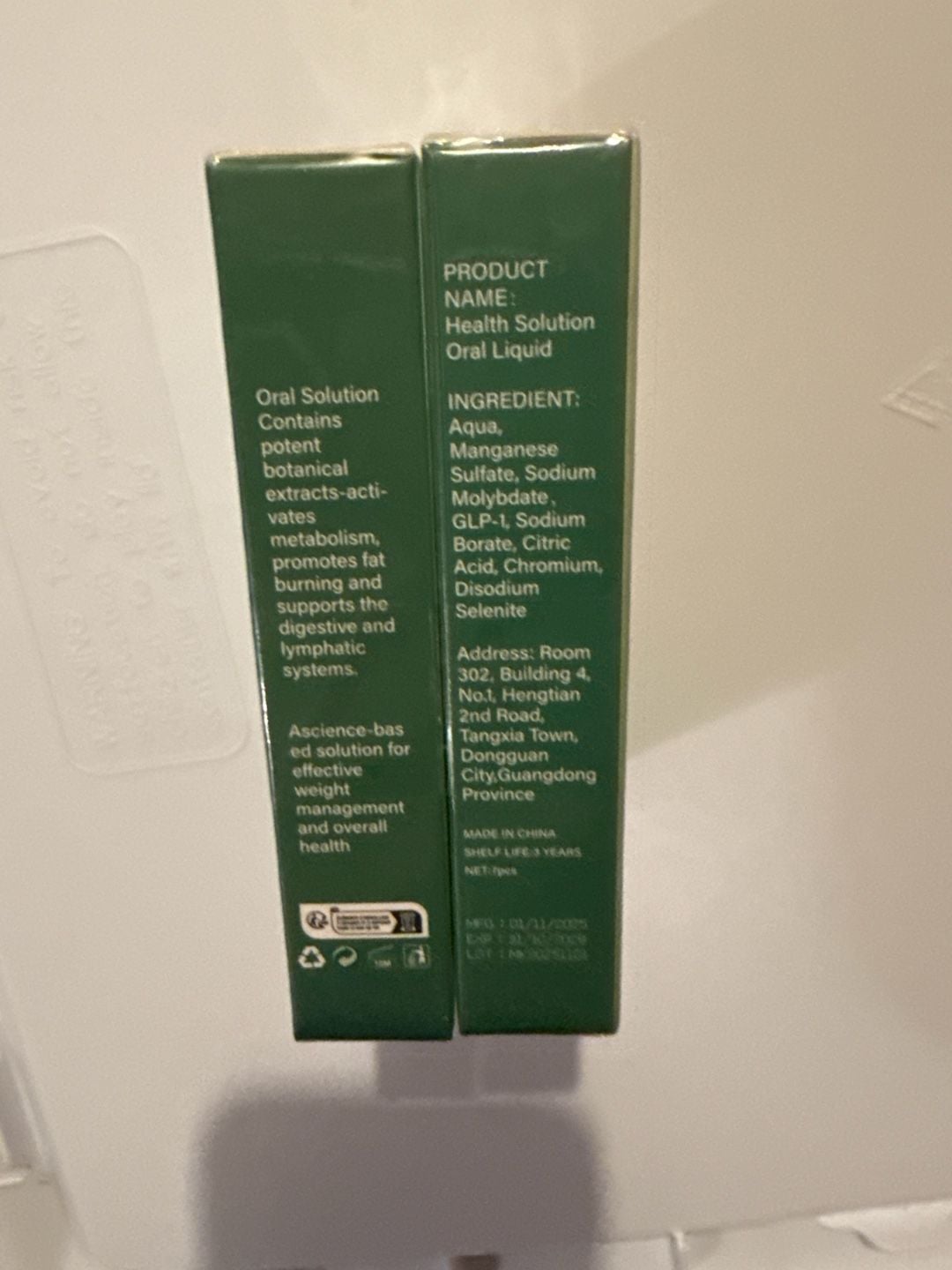 GLP-1 6-in-1 Health Solution Oral Liquid Weight Loss Drops, 7 Pieces 2
