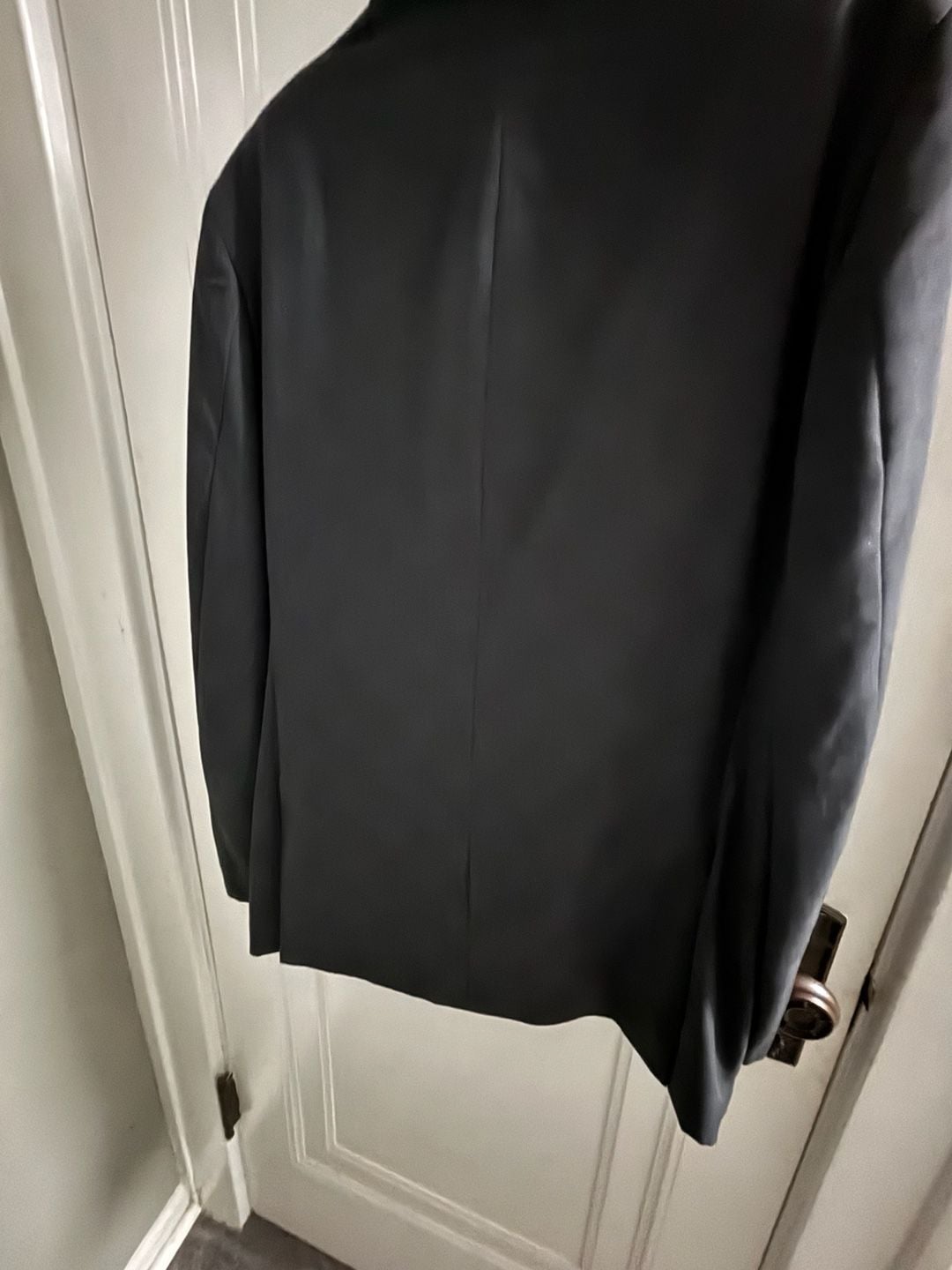 Nautica Men's Bi-Stretch Modern Fit Suit Jacket  and Pants charcoal grey check 7
