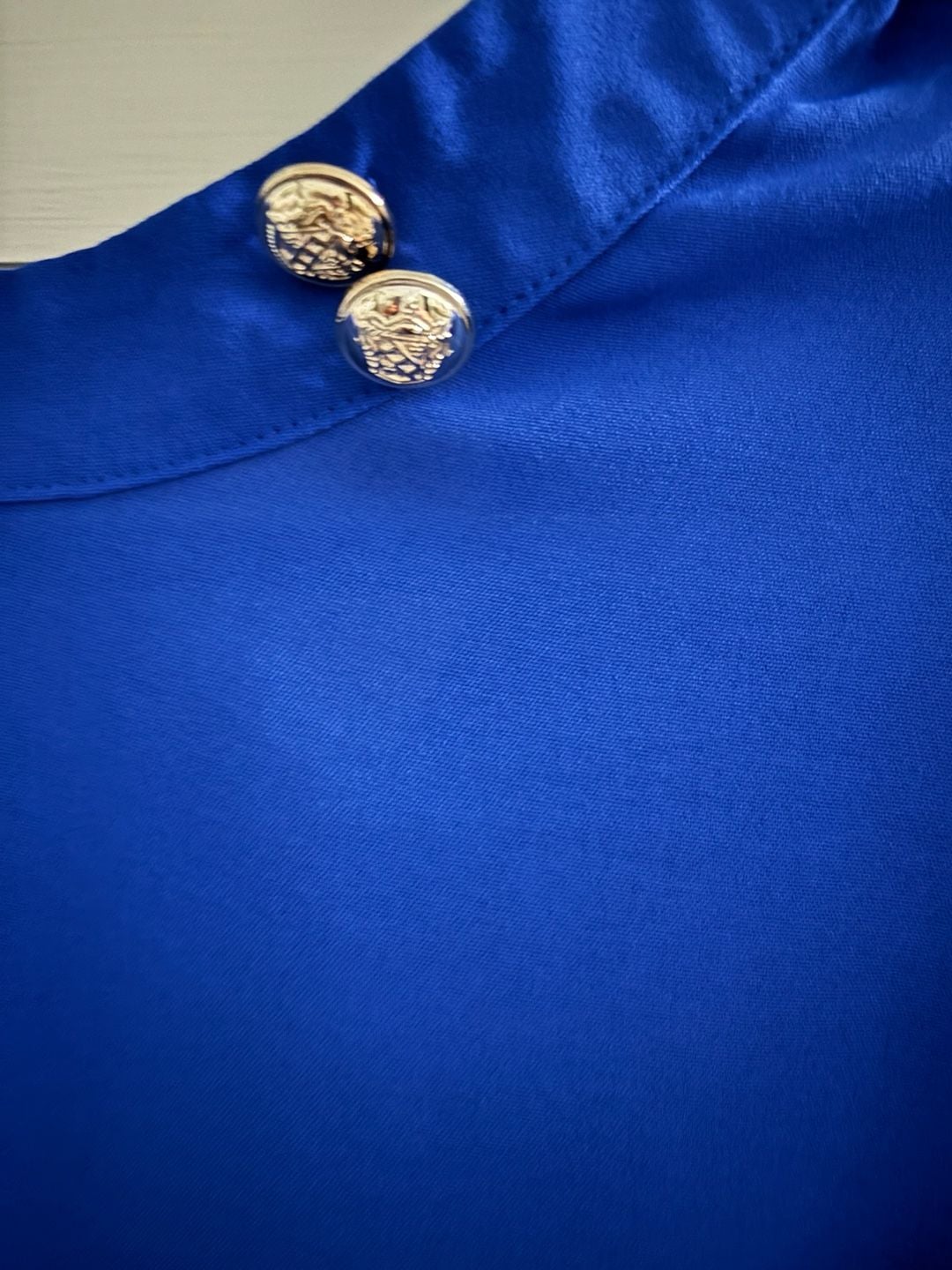 SHEIN Curve Plus Size Royal Blue Sequin Mesh Sleeve Mini Dress 6