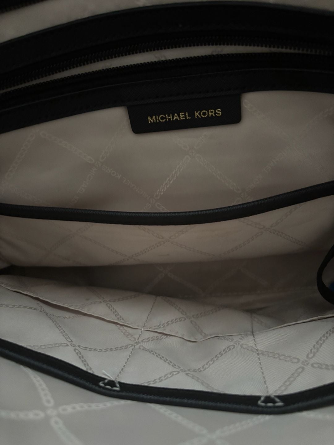 Michael Kors Eva Nylon Tote Bag in Red and Black 9