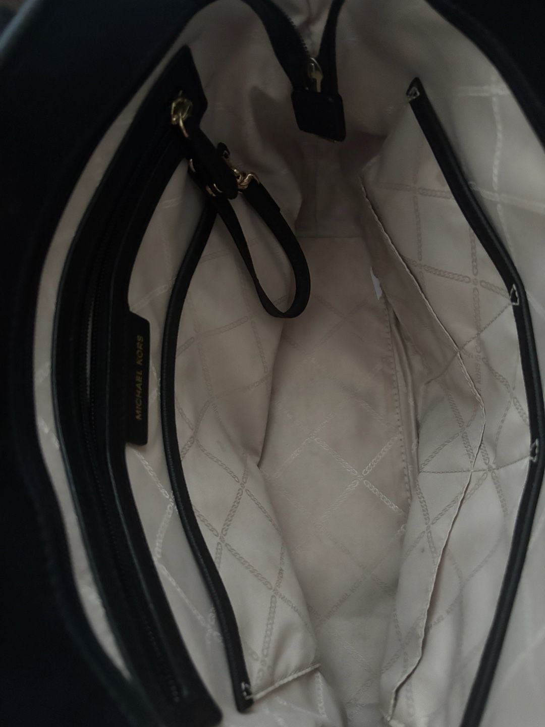 Michael Kors Eva Nylon Tote Bag in Red and Black 10
