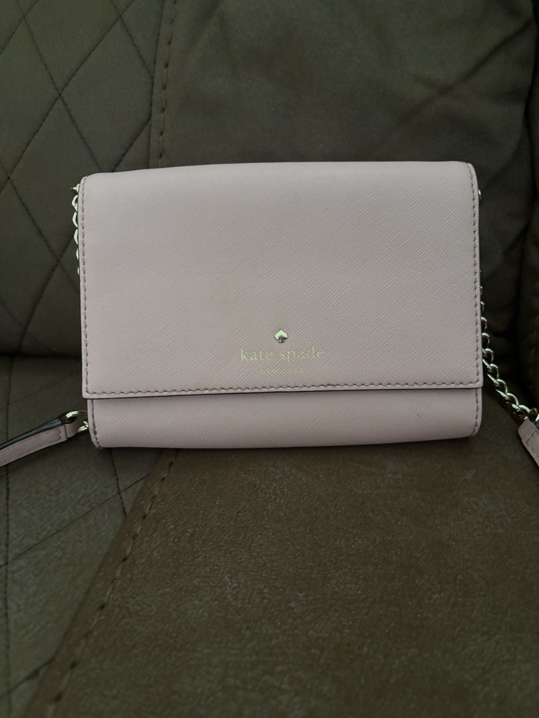 Kate Spade Cedar Street Cami Saffiano Leather Chain Crossbody Bag in Pink 8
