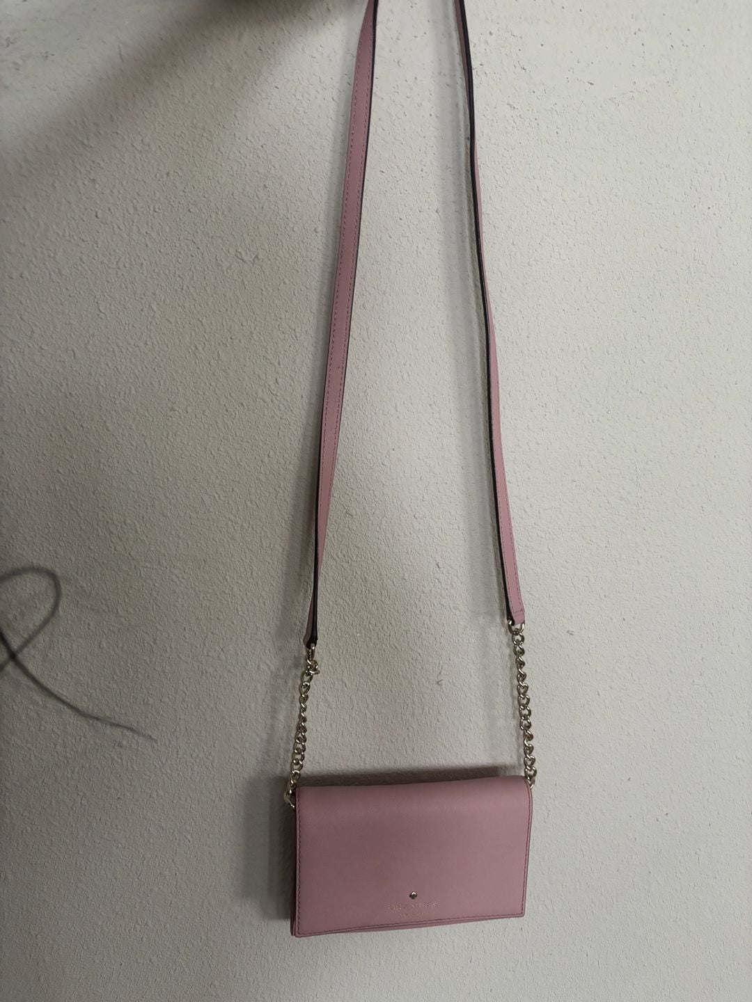 Kate Spade Cedar Street Cami Saffiano Leather Chain Crossbody Bag in Pink 10