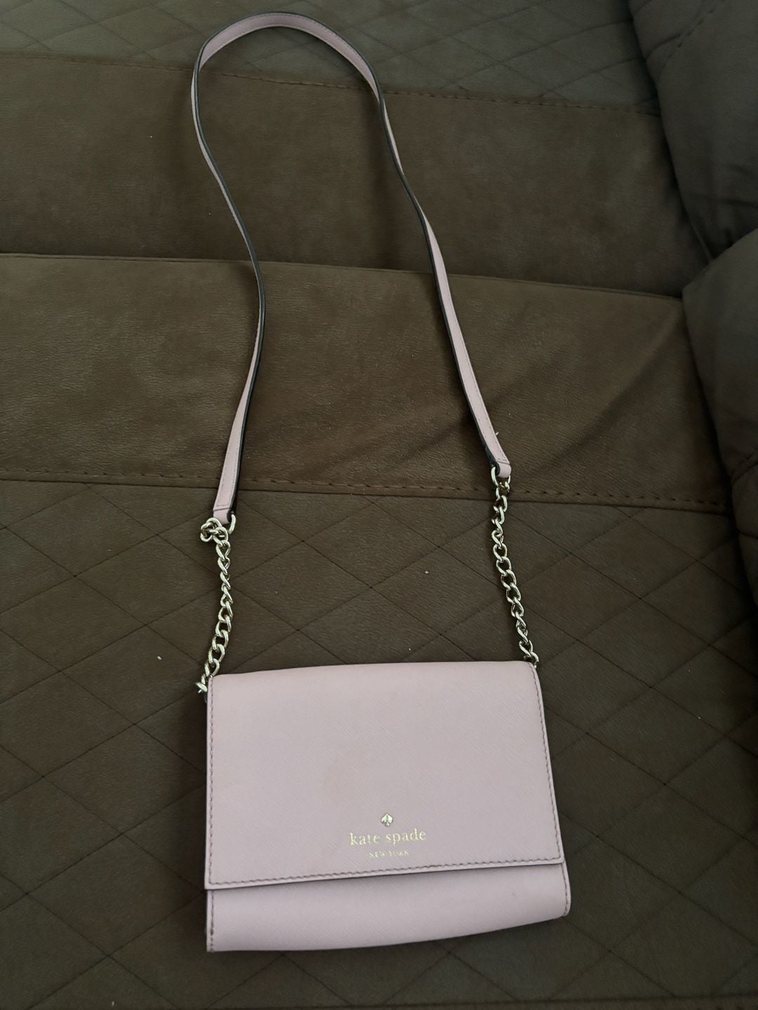 Kate Spade Cedar Street Cami Saffiano Leather Chain Crossbody Bag in Pink 11