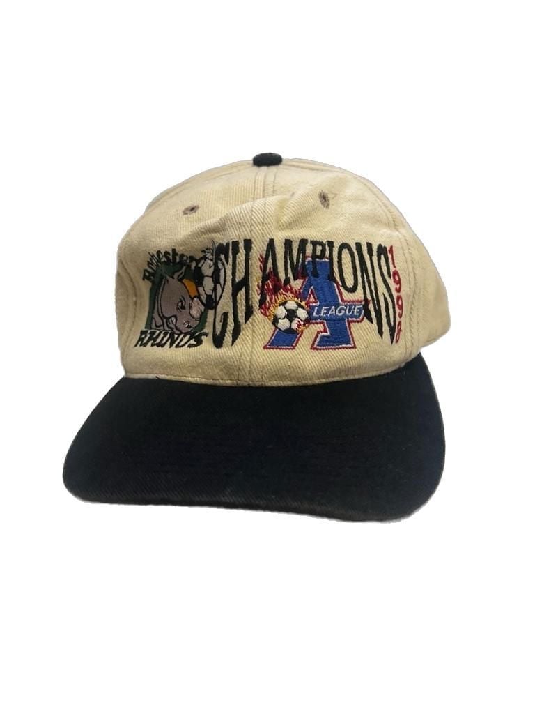 Vintage 1998 Rochester Rhinos A-League Champions Snapback Hat 2