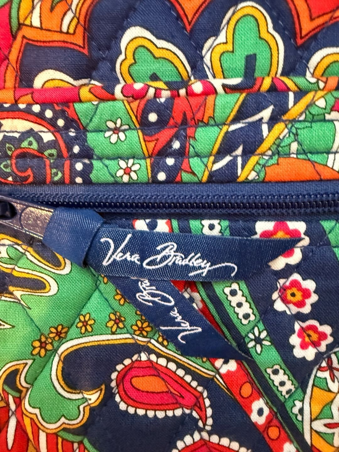 Vera Bradley Venetian Paisley Quilted Hipster Crossbody Bag 3