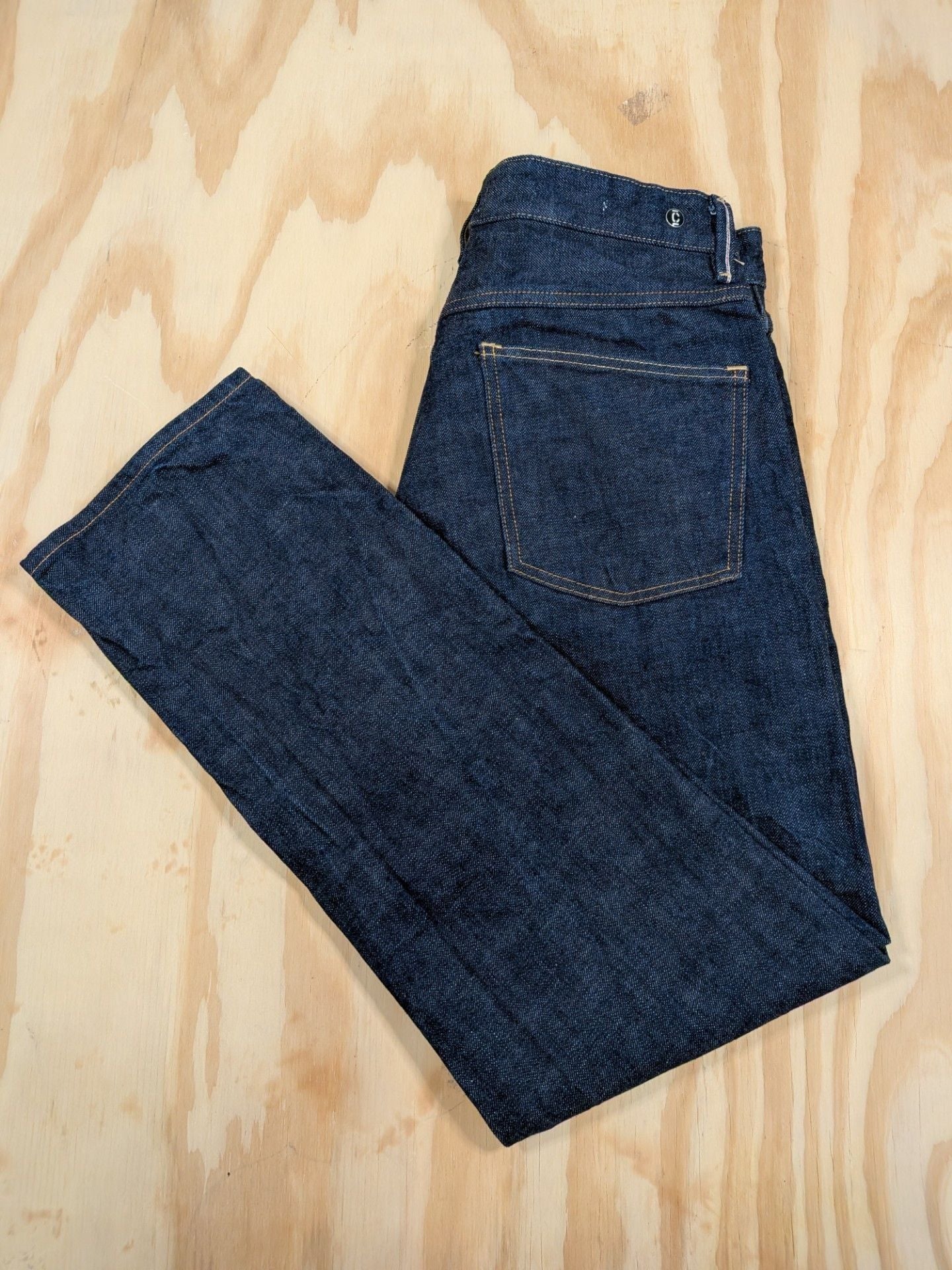 Closed Men's Dark Wash Jeans, Made in Italy, Japanese Woven, Size 33 2