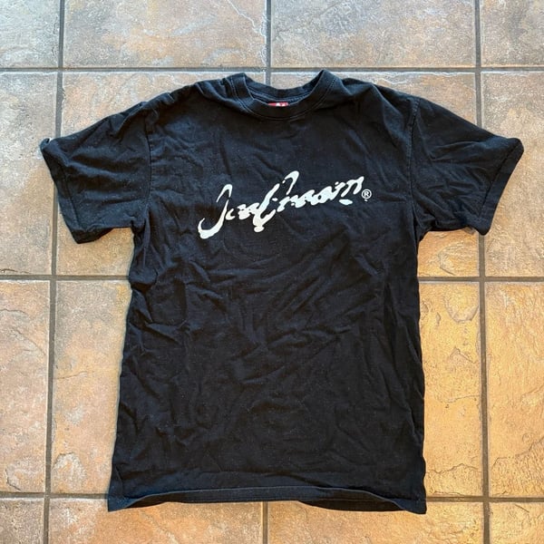 ICECREAM Black Telegraph Script Logo T-Shirt