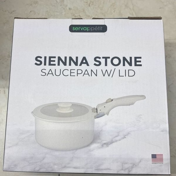 servappétit Sienna Stone Nonstick Saucepan with Lid