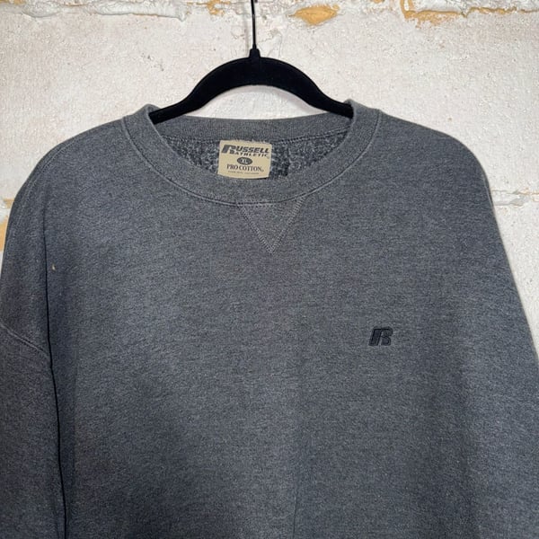 Vintage Russell Athletic Pro Cotton Gray Crewneck Sweatshirt XL