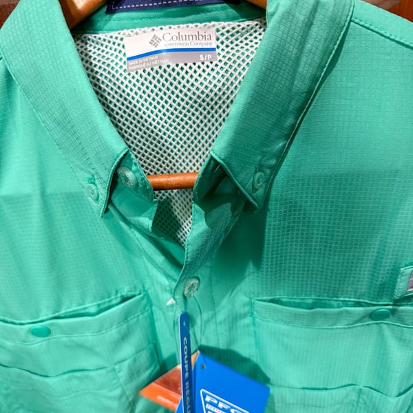 Columbia Men's PFG Tamiami II Short Sleeve Fishing Shirt - Gulf Stream
