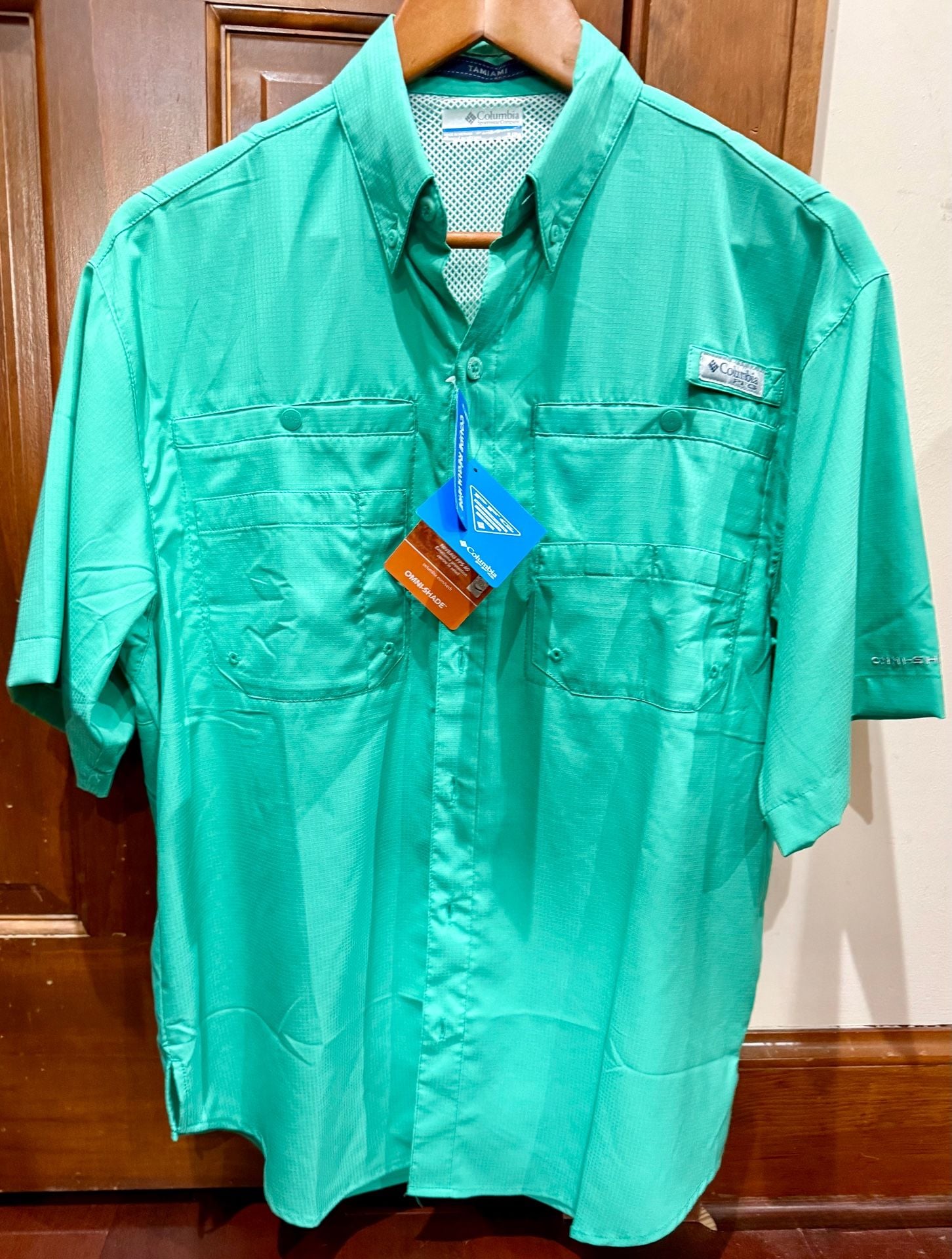 Columbia Men's PFG Tamiami II Short Sleeve Fishing Shirt - Gulf Stream 3