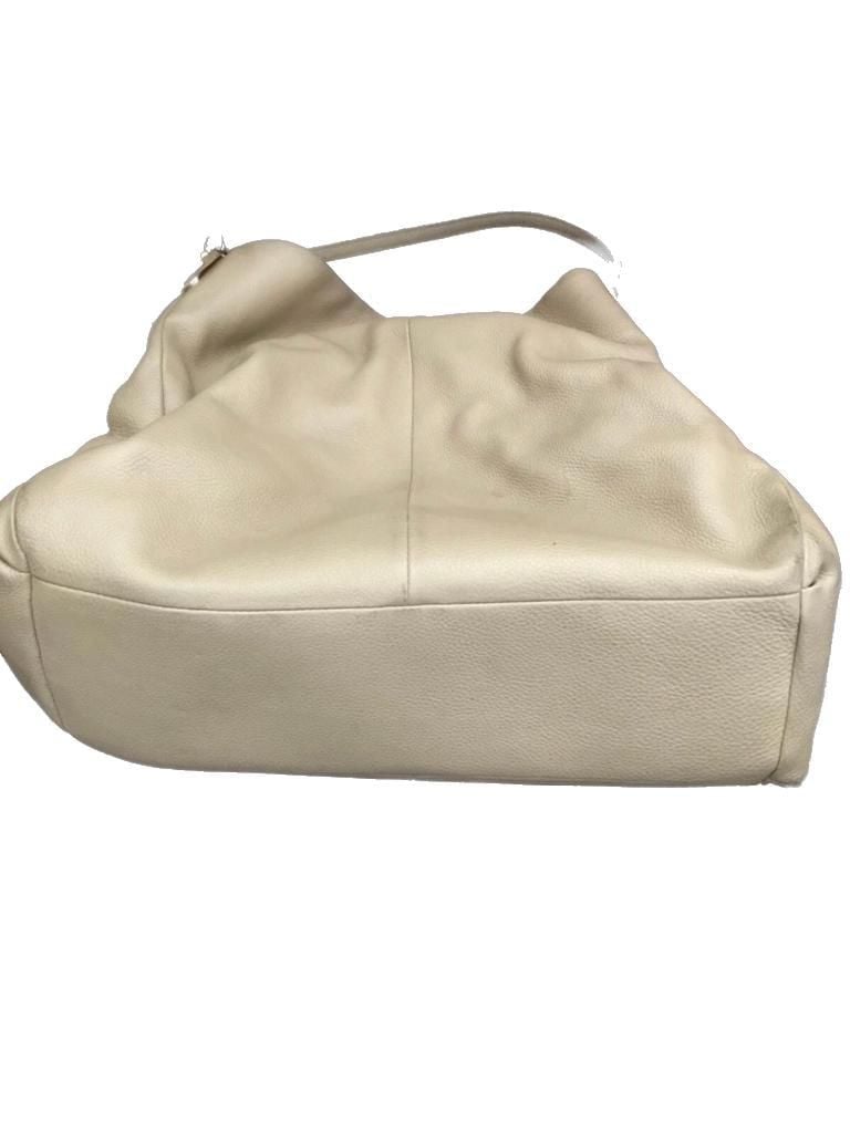 Coach Madison Phoebe Shoulder Bag in Ivory Pebbled Leather 9