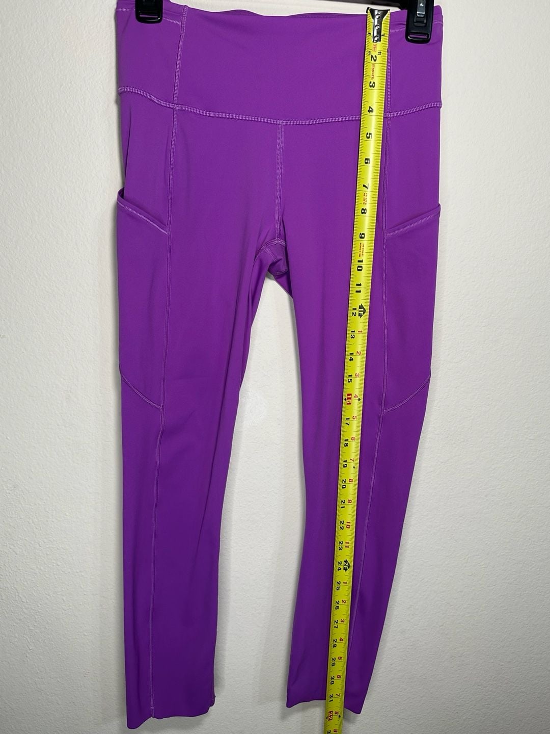 Lululemon Moonlit Magenta Fast and Free High-Rise Crop 23" Leggings Size 6 2