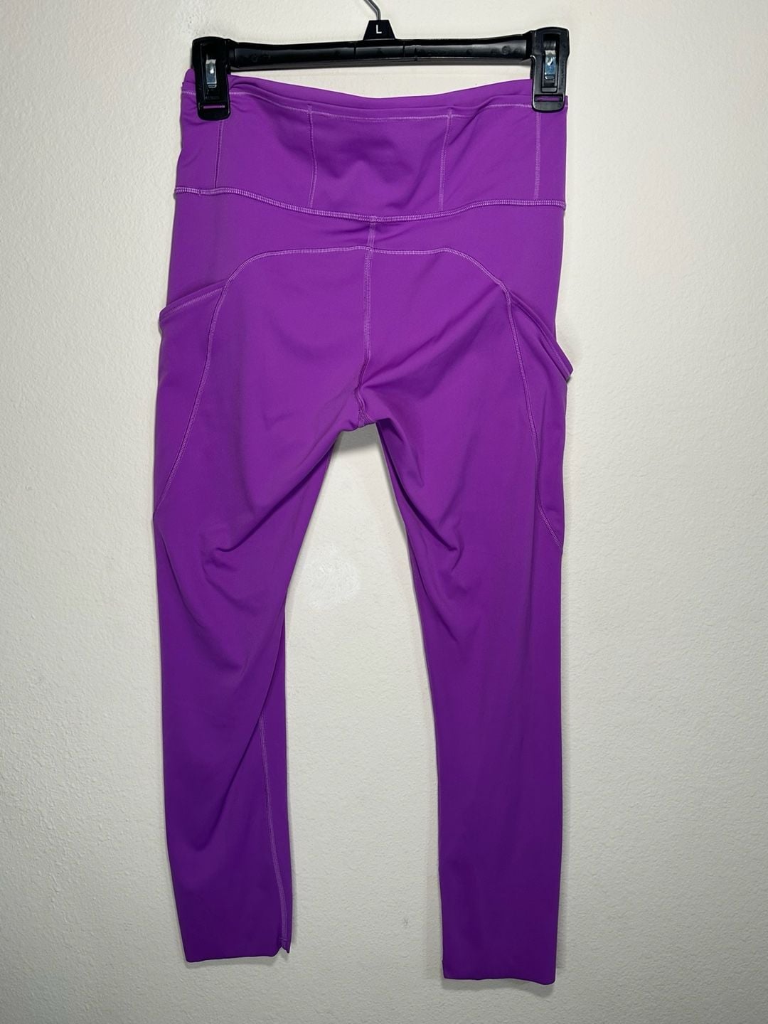 Lululemon Moonlit Magenta Fast and Free High-Rise Crop 23" Leggings Size 6 4