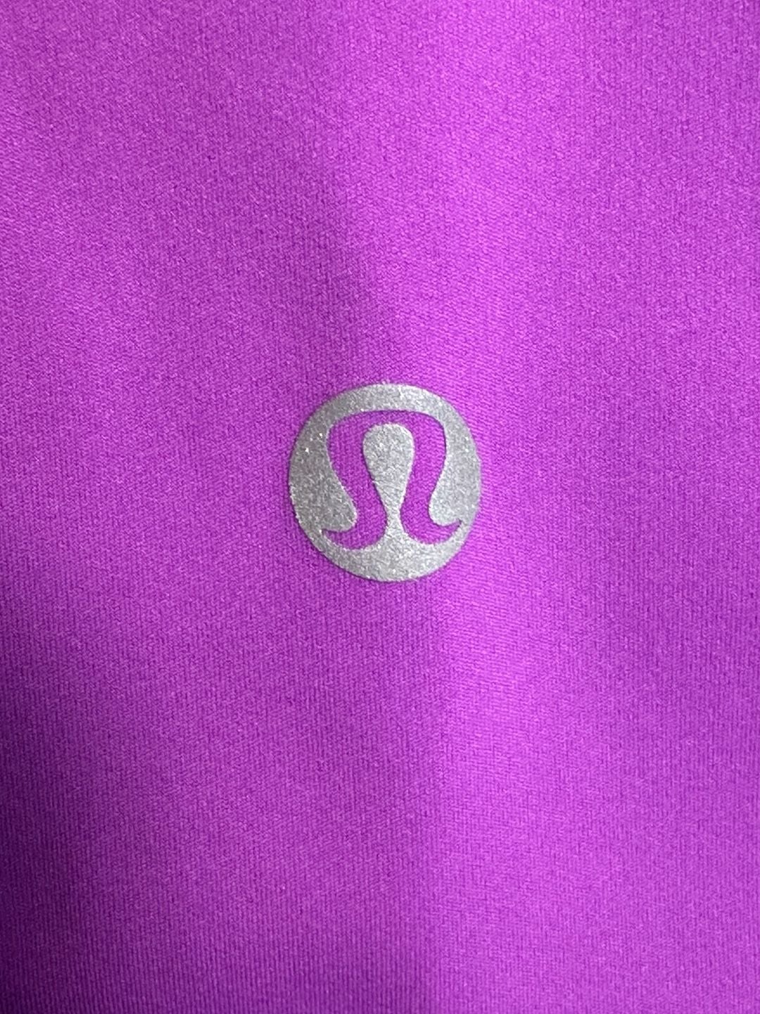 Lululemon Moonlit Magenta Fast and Free High-Rise Crop 23" Leggings Size 6 6