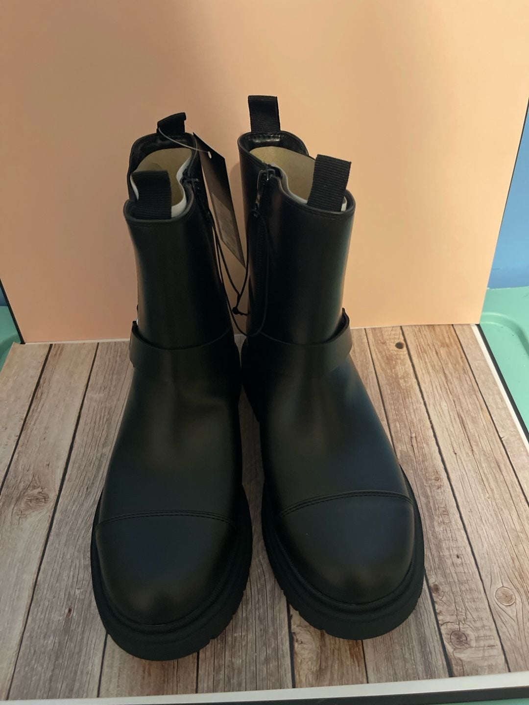 Art Class Kids Crosby Harness Moto Boots - Black 5