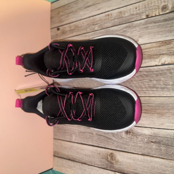 All in Motion Kids' Camren Performance Sneakers Black/Pink Size 13