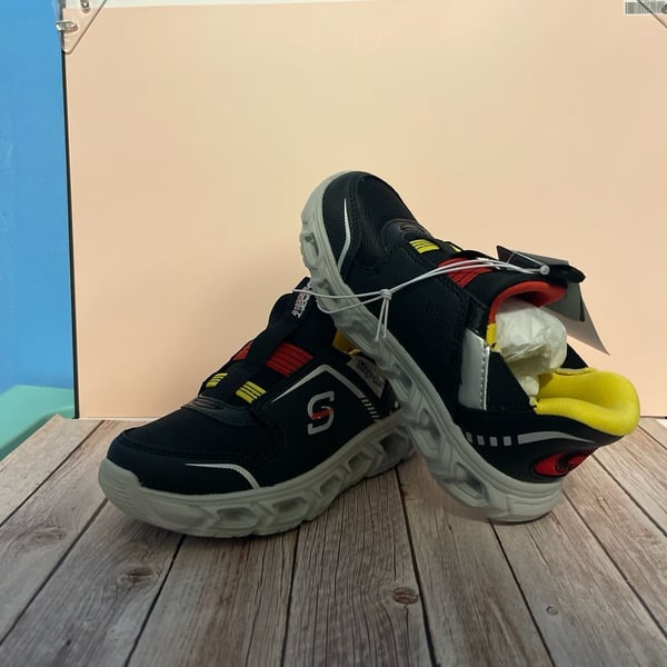 S Sport by Skechers Kids' Kaleb Light-Up Hands Free Step-In Sneakers