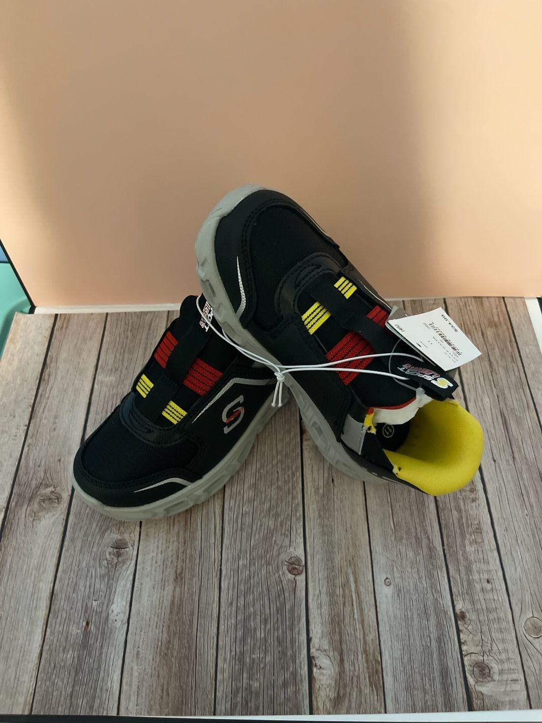 S Sport by Skechers Kids' Kaleb Light-Up Hands Free Step-In Sneakers 3