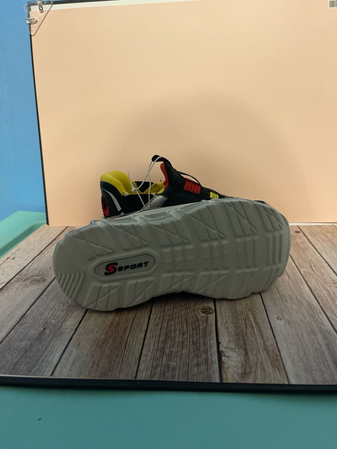 S Sport by Skechers Kids' Kaleb Light-Up Hands Free Step-In Sneakers 6