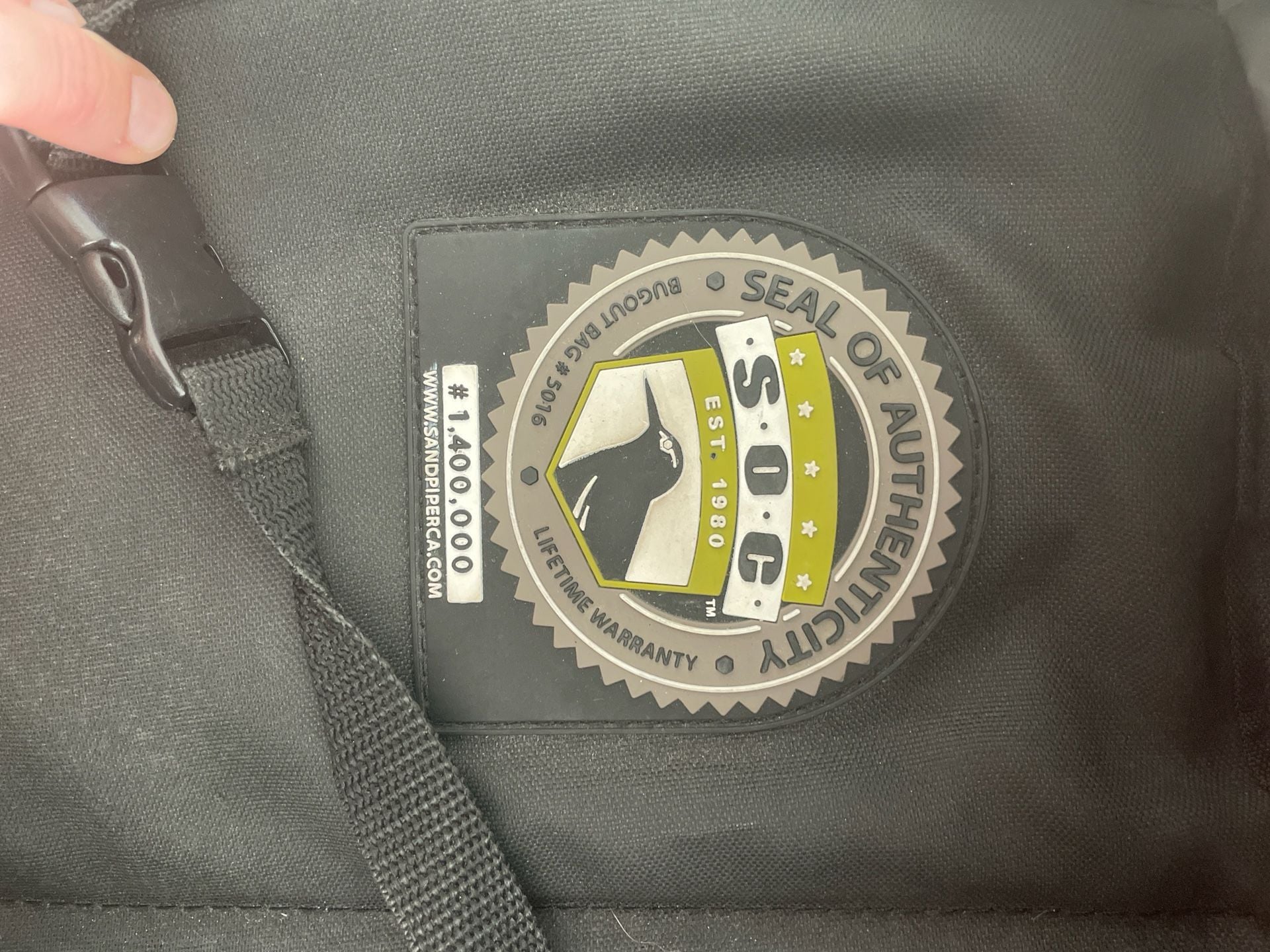 SOC Sandpiper of California Bugout Bag Tactical Backpack Black 5016 Black
Utility 
Hiking
Military 
All purpose 
Tactical 
Zipper 7