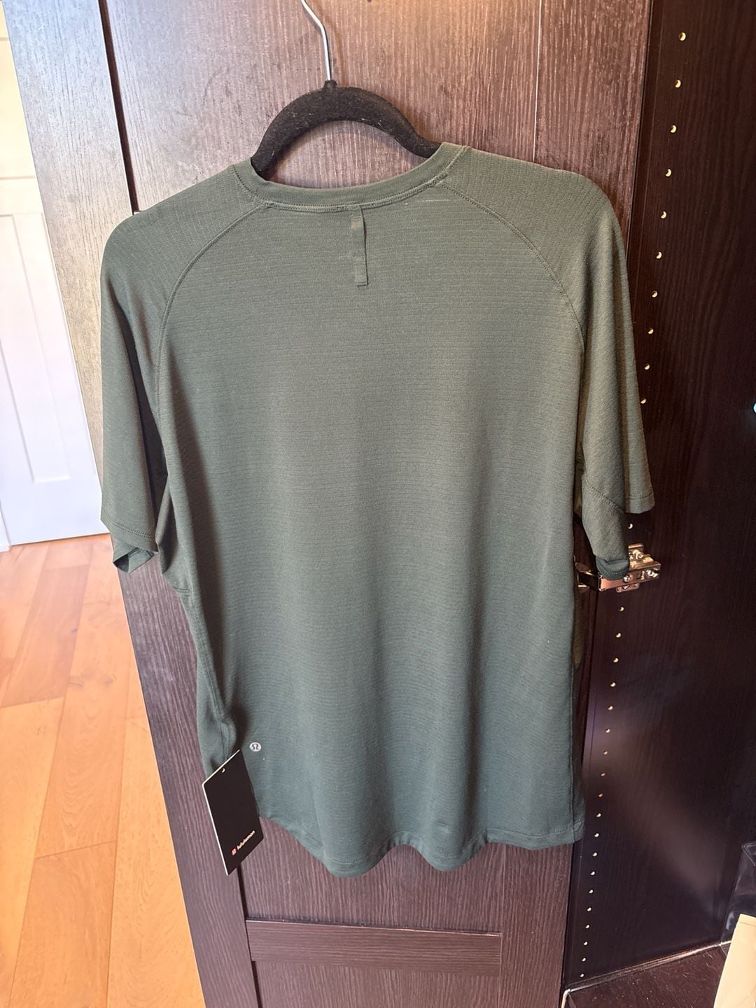 lululemon License to Train Short Sleeve Shirt in Dark Forest 5