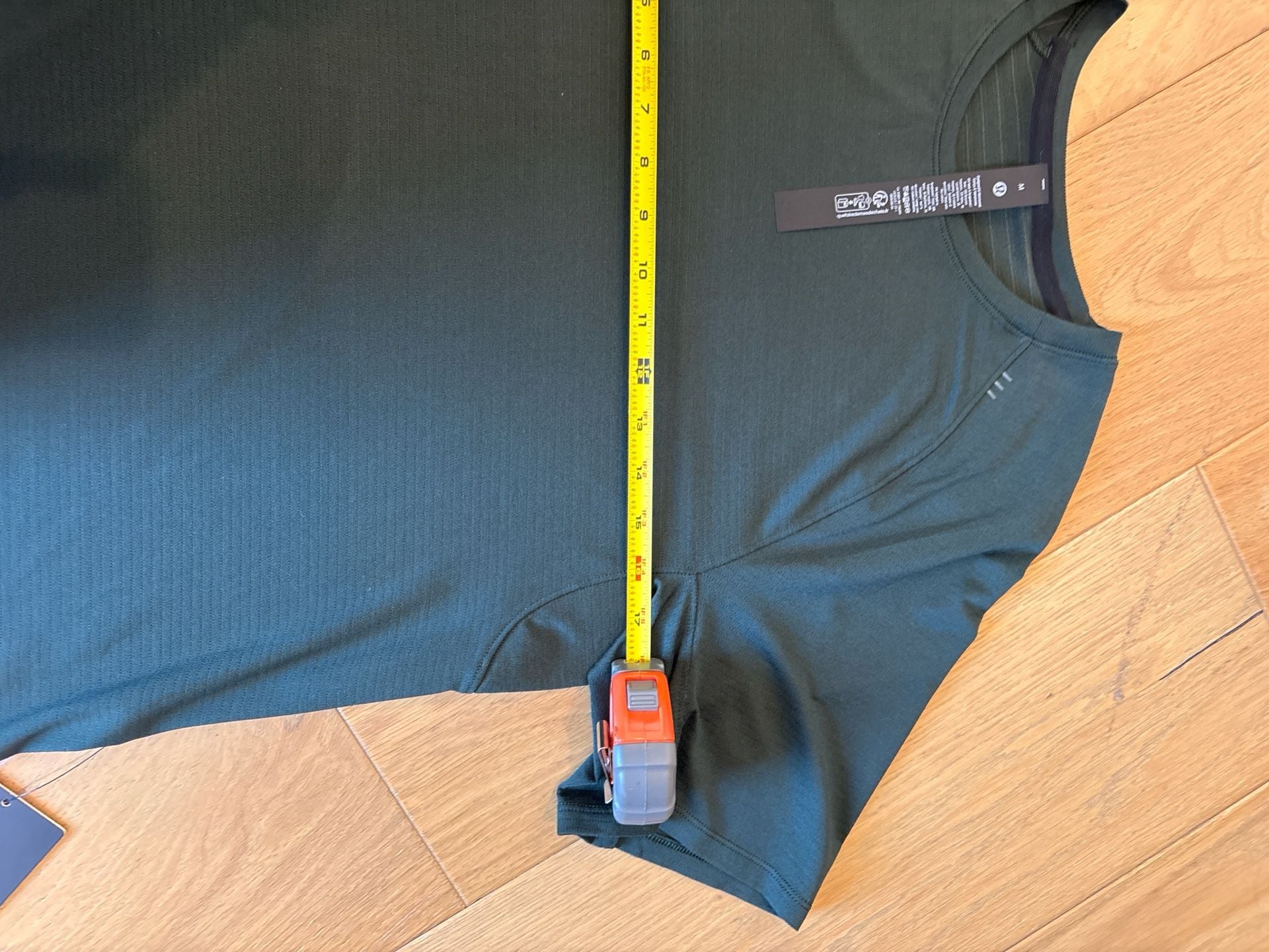 lululemon License to Train Short Sleeve Shirt in Dark Forest 7