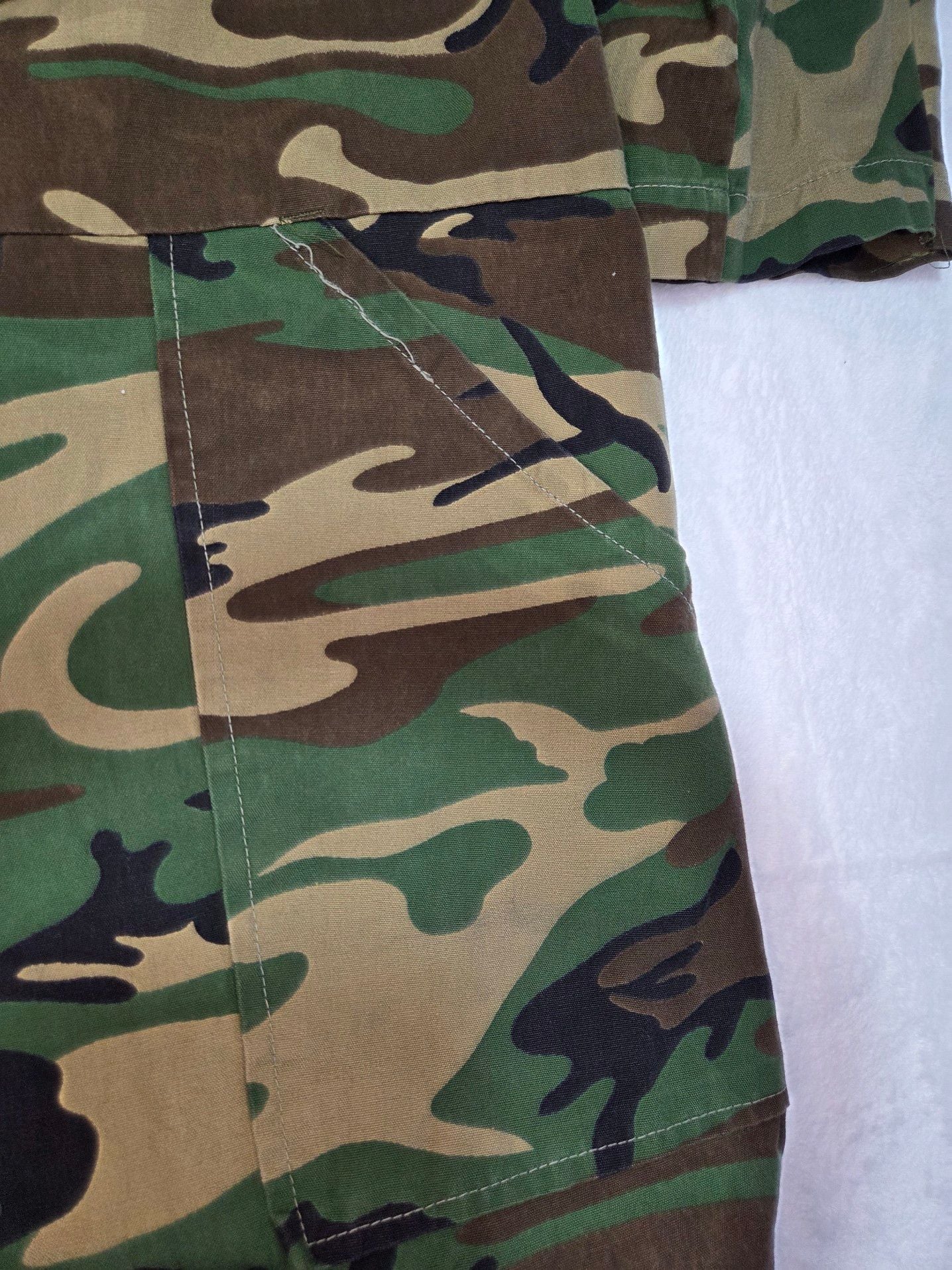 Vintage Game Winner Sportswear Woodland Camo Hunting Coveralls Jumpsuit XL 12