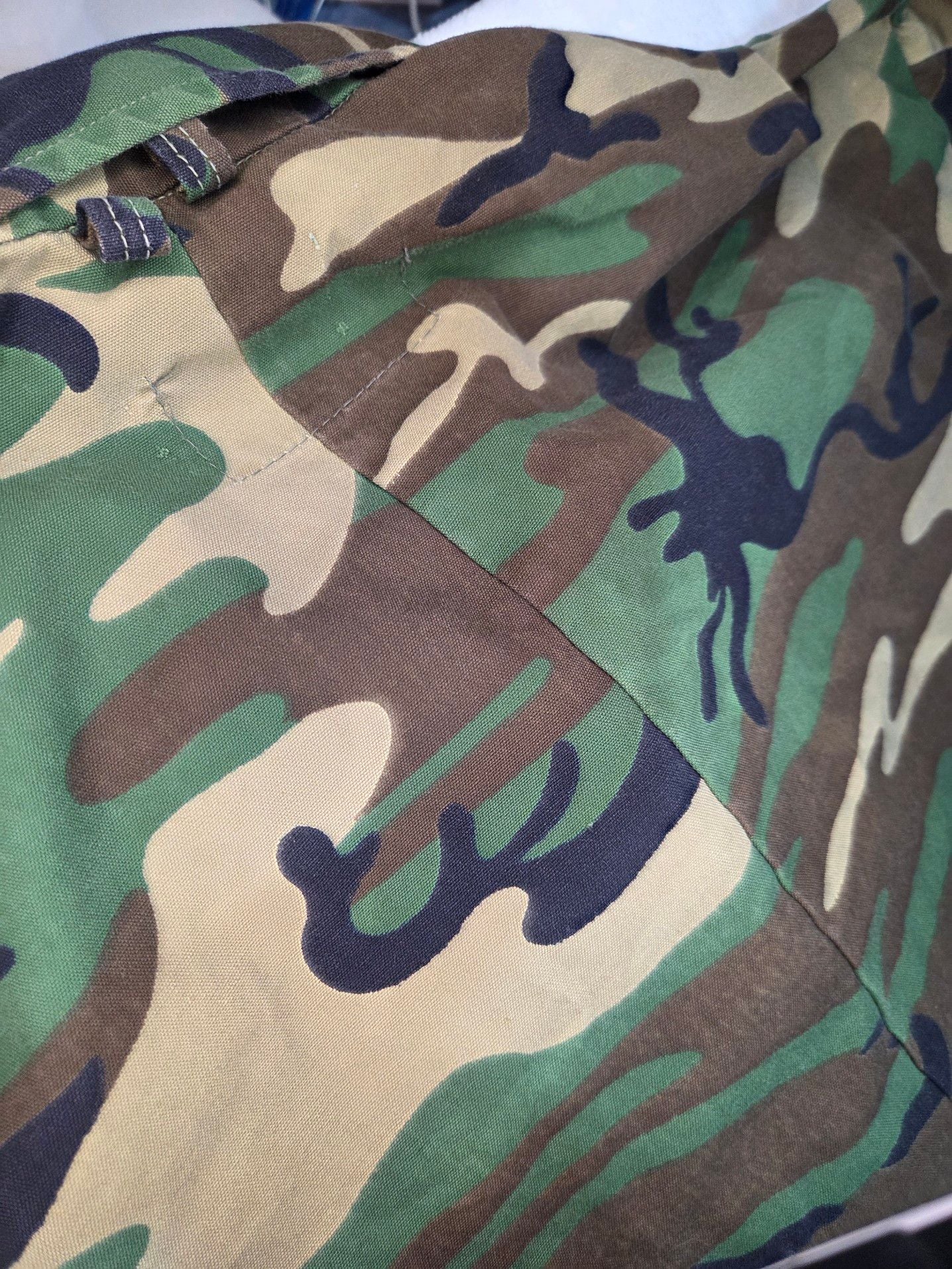 Vintage Game Winner Sportswear Woodland Camo Hunting Coveralls Jumpsuit XL 18