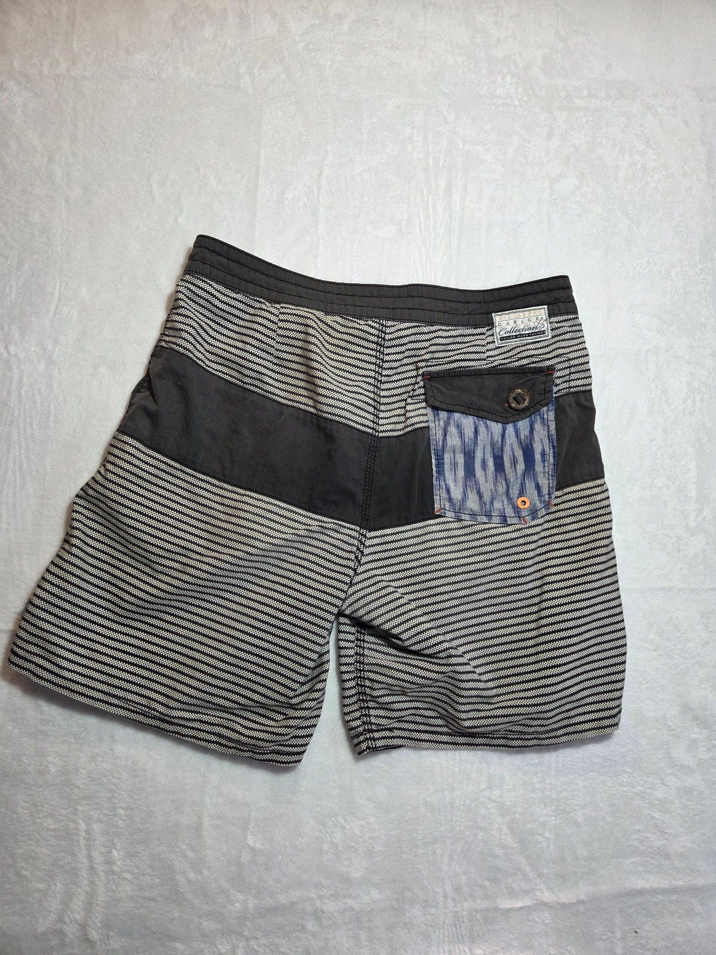 Billabong Garage Collection Recycler Series Men's Striped Board Shorts Size 32 7